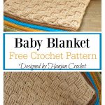 Basketweave Stitch Baby Blanket Free Crochet Pattern