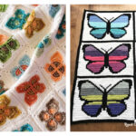 Butterfly Afghan Blanket Crochet Patterns