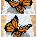 C2C Butterfly Afghan Crochet Pattern