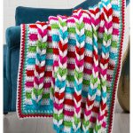Cable Stitch Pulled Taffy Blanket Free Crochet Pattern