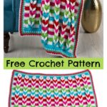 Cable Stitch Pulled Taffy Blanket Free Crochet Pattern