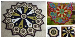 Carousel Blanket Free Crochet Pattern