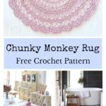 Chunky Monkey Rug Free Crochet Pattern