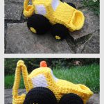 Digger Loader Amigurumi Soft Toy Free Crochet Pattern