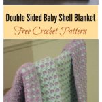 Double Sided Baby Shell Blanket Free Crochet Pattern