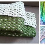 Double Sided Baby Shell Blanket Free Crochet Pattern