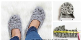 Easy Crochet Slippers Free Crochet Pattern