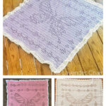 Filet Butterfly Blanket Free Crochet Pattern