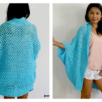 Granny Stitch Easy Cardigan Free Crochet Pattern