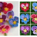 Granny’s Pansy Free Crochet Pattern