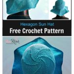 Hexagon Sun Hat Free Crochet Pattern