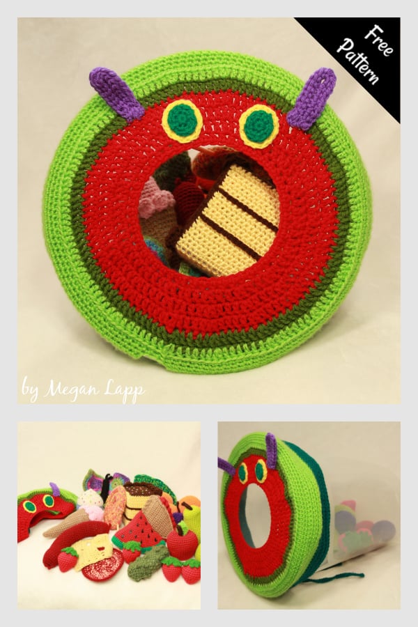 Hungry Caterpillar Play Set Free Crochet Pattern