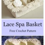 Lace Spa Basket Free Crochet Pattern