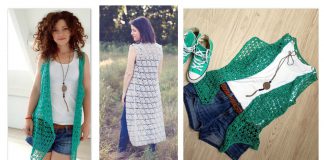 Lace Summer Vest Free Crochet Pattern