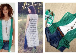 Lace Summer Vest Free Crochet Pattern