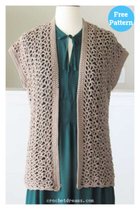 Spring Cardigan Free Crochet Pattern