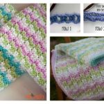 Leaping Stripes and Blocks Blanket Free Crochet Pattern and Video Tutorial