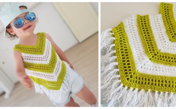 Little Girl Summer Top Free Crochet Pattern and Video Tutorial