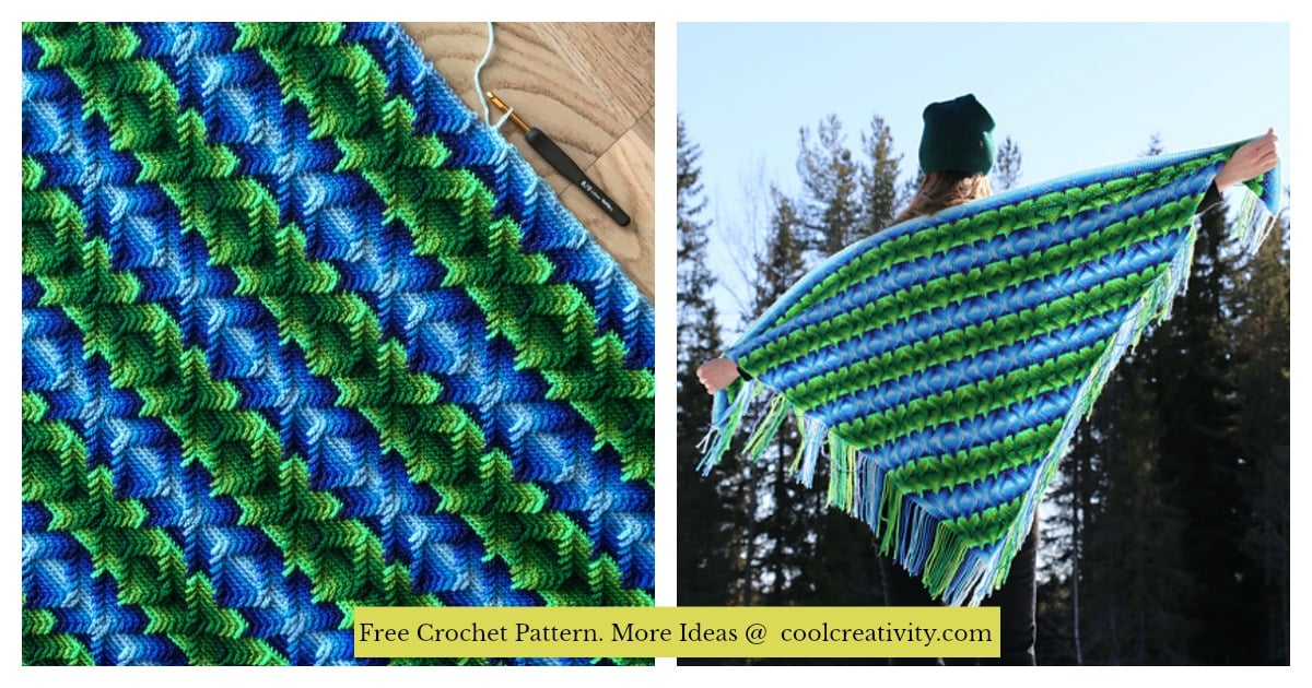 zeemijl supermarkt Verleiding Nomad by Fate Triangle Wrap Free Crochet Pattern