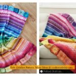 Rainbow Blanket Free Crochet Pattern