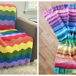 Rainbow Blanket Free Crochet Pattern