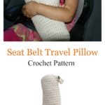 Seat Belt Travel Pillow Crochet Pattern