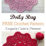 T-Shirt Yarn Doily Rug Free Crochet Pattern