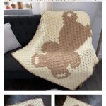 Teddy Bear C2C Baby Blanket Free Crochet Pattern