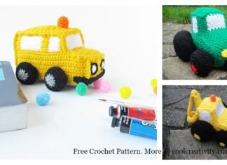 Vehicle Amigurumi Soft Toy Free Crochet Pattern