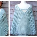 Whimsical Waves Poncho Free Crochet Pattern and Video Tutorial