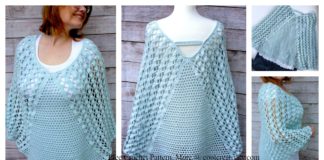 Whimsical Waves Poncho Free Crochet Pattern and Video Tutorial