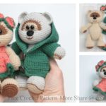 Amigurumi Honey Teddy Bears in Love Free Crochet Pattern