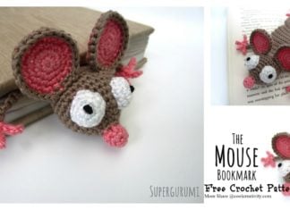 Amigurumi Mouse Bookmark Free Crochet Pattern