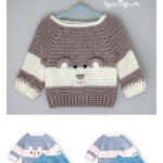 Baby Bear Sweater Free Crochet Pattern