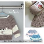 Baby Bear Sweater Free Crochet Pattern