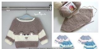 Baby Bear Sweater Free Crochet Pattern
