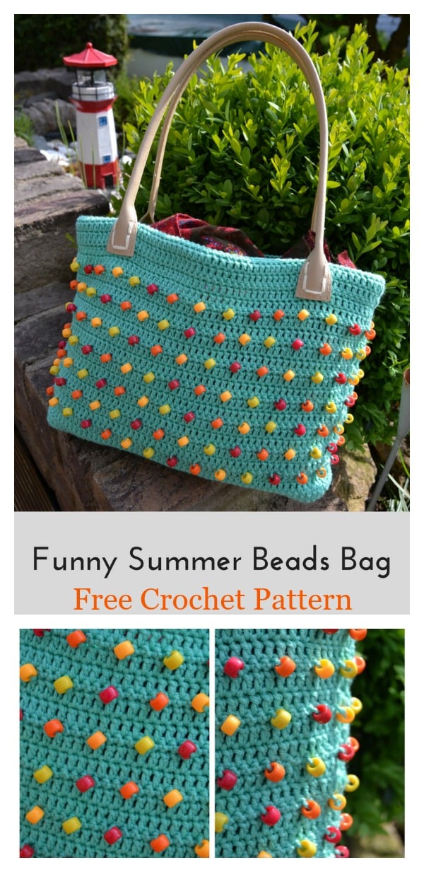 Beads Bag Free Crochet Pattern 