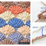 Beautiful Shell Stitch Free Crochet Pattern f