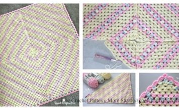 C2C Granny Stitch Blanket Free Crochet Pattern