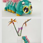 Calliope the Caterpillar Amigurumi Free Crochet Pattern