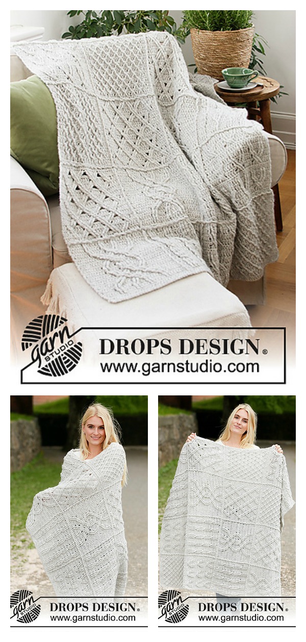 Celtic Blanket Free Crochet Pattern