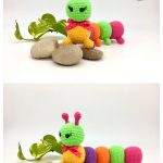 Claire the Caterpillar Amigurumi Free Crochet Pattern