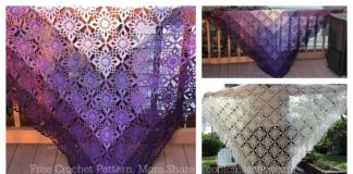 Gypsy Queen Shawl Free Crochet Pattern