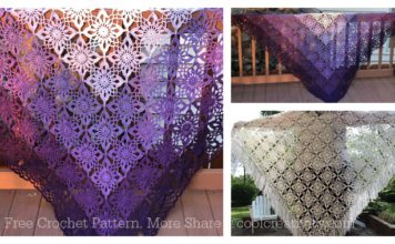 Gypsy Queen Shawl Free Crochet Pattern