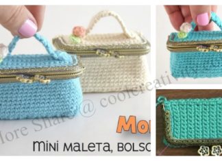 How to Crochet Mini Suitcase Coin Purse