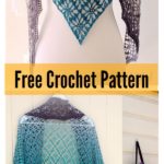 Maestrale Lace Shawl Wrap Free Crochet Pattern and Video Tutorial