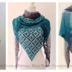 Maestrale Lace Shawl Wrap Free Crochet Pattern and Video Tutorial f