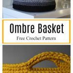 Ombre Basket Free Crochet Pattern