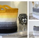 Ombre Basket Free Crochet Pattern