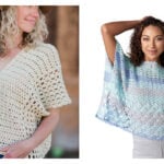 Poncho-Style Summer Top Free Crochet Pattern